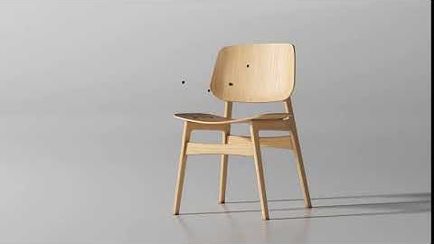 Animated chair assembly in Blender