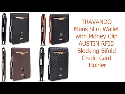 TRAVANDO Men's Slim Bifold Wallet