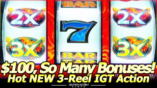$100 In, So Many Bonuses! NEW Legend of the 3x 2x Phoenix 3-Reel Slot Machine! screenshot 4