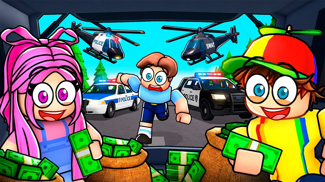 We Became RUNAWAY CRIMINALS in Roblox...