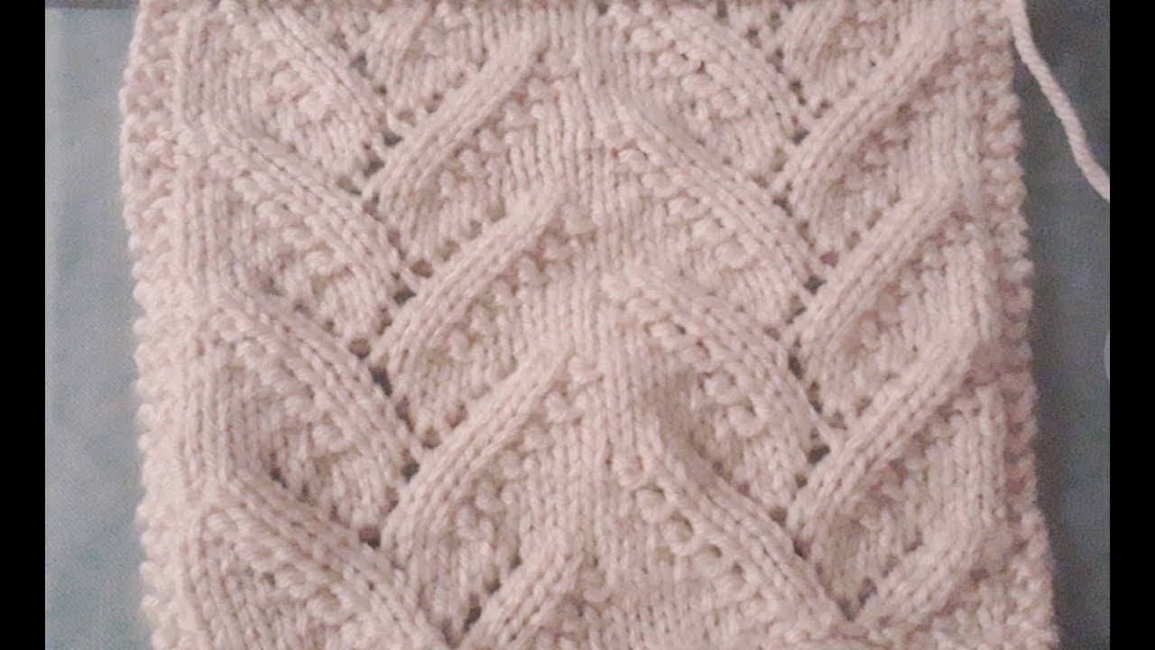 سلسلة غرز التريكو|  غرزة انيقة و جميلة