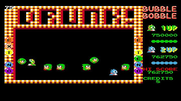 Bubble Bobble how to: level 75 Amiga 500, 2 Players
