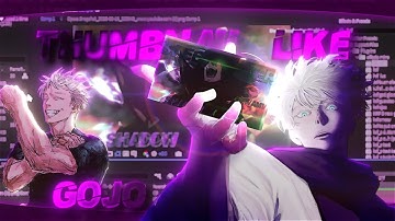 HOW TO MAKE ADVANCED THUMBNAILS LIKE GOJO!!! [ FREE PROJECT FILE ]