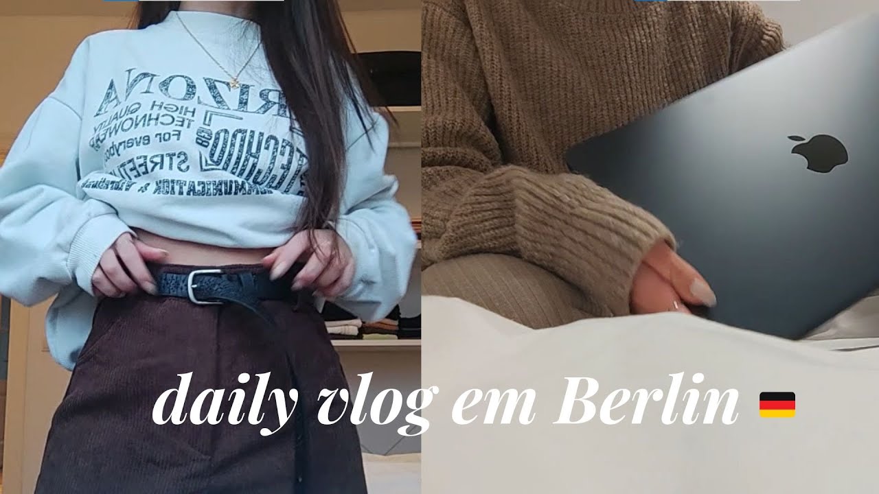 VLOG EM BERLIN | meu MacBook chegou, fui para o escritório, compras Shein, exposição agrícola