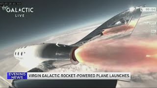 Italian researchers reach the edge of space, flying aboard Virgin Galactic's rocket-powered plane