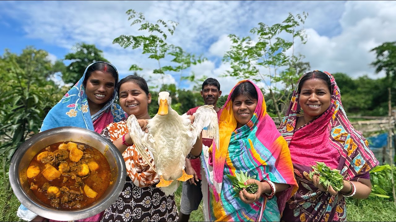 অনেকদিন পর আজ আমাদের বাড়ি হাঁসের মাংস রান্না হলো ||