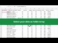 How to use VLOOKUP Function