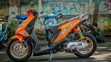 ✔️18++ Info tentang Modifikasi motor beat karbu warna orange - Lengkap 22 hq720