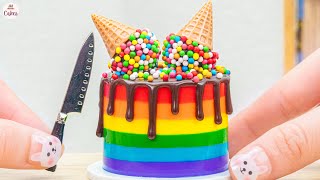 Amazing Rainbow Chocolate Cake🌈1000+ Miniature Rainbow Cake Recipe🌞Best Of Rainbow Cake Ideas