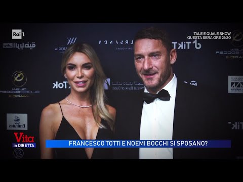 Francesco Totti e Noemi Bocchi, possibili nozze in arrivo? - Vita in Diretta 30/09/2026
