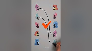 Poppy playtime Smiling critters3 matching line puzzle🧩 #shorts #viral