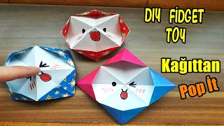 Fi̇dget Toy Yapimi Kağittan Kolay Pop İt Yapimi Diy Fi̇dget Toy Viral Tik Tok Fidget Toys