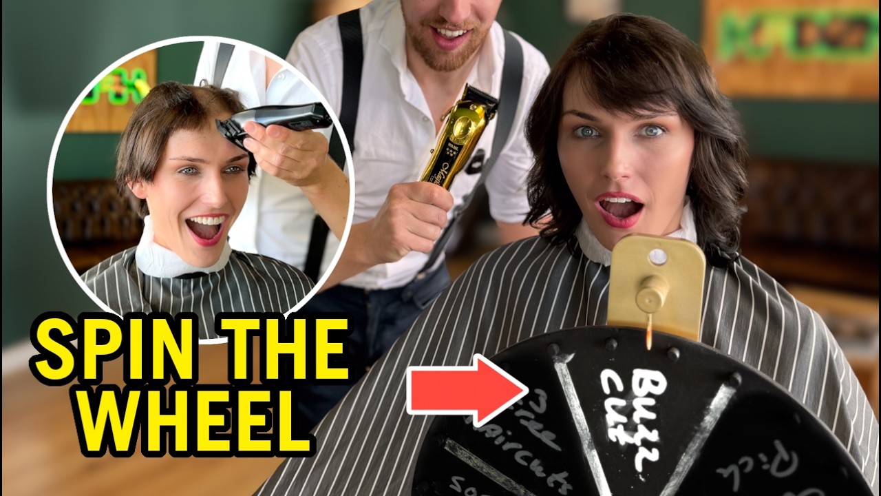 BUZZCUT or BALD? The Wheel Decided Her Fate! 😱