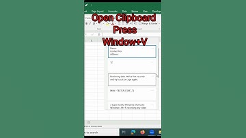 Open Clipboard in Windows 11 | Keyboard Shortcuts #keyboard #viral #shorts