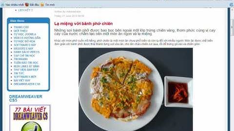 JOOMLA Tạo menu Mới và Liên Kết