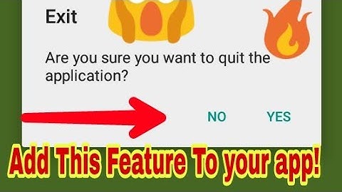 Add dialog box to your app using Sketchware