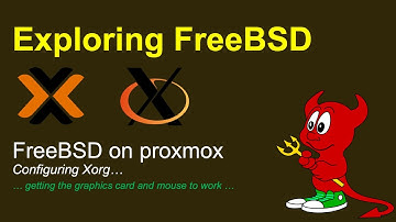 FreeBSD - getting graphics card and mouse to work on proxmox