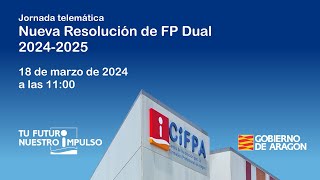 Nueva Resolución de FP Dual para 2024-2025