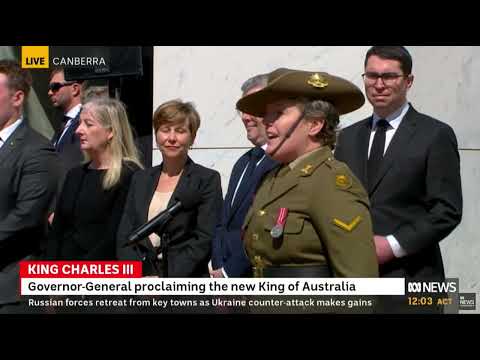 King Charles III has been proclaimed the new King of Australia