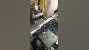Cut A Thread 3 Phase Motor Shaft #shorts #shortvideo #mgmechanical #lathemachine #cnc #cutthread