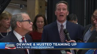 Ohio governor's race heats up as GOP's DeWine, Husted merge