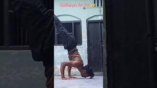 Handstand Nose Touch Challenge ?calisthenics workout krishnactnx