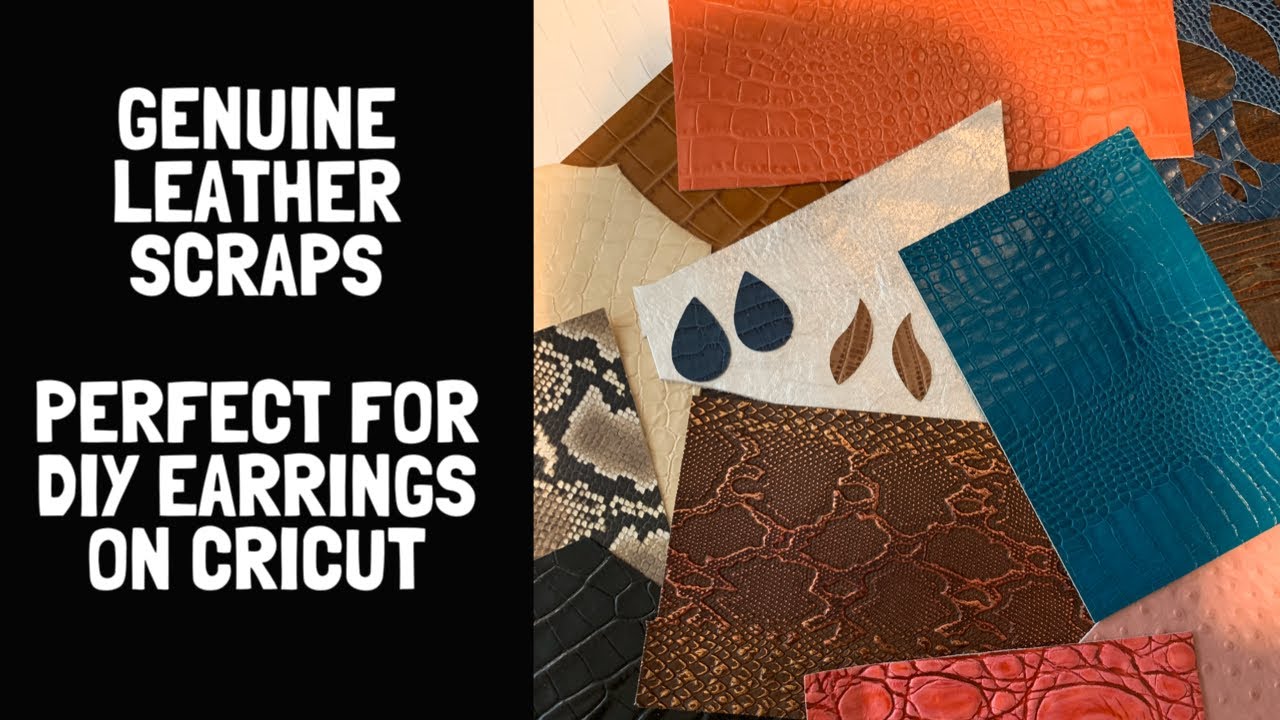  Mardili Printed and Embossed Upholstery Leather Scraps