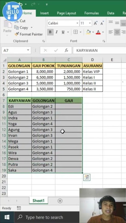 How to Use LOOKUP to Get Salary Values ​​in Excel