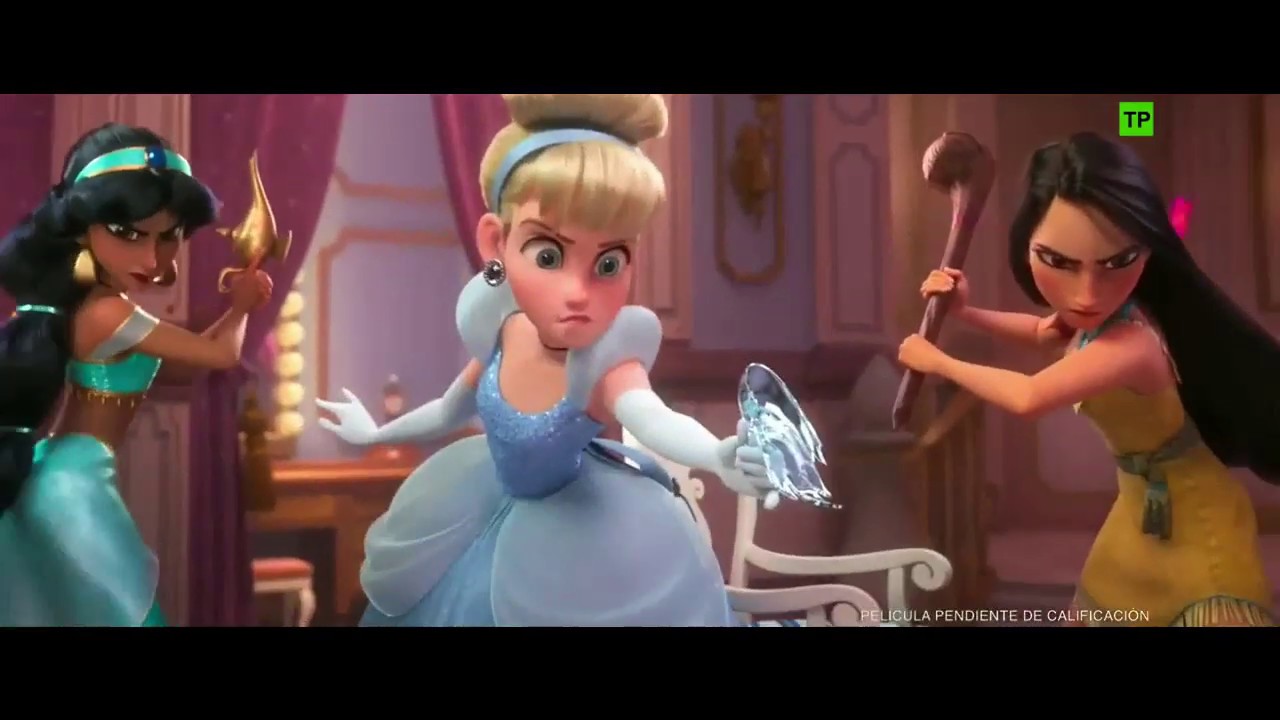 Tráiler español 'Ralph Rompe Internet' con las princesas Disney . - YouTube
