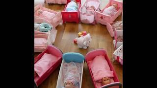 Making Bed for Baby Dolls, Baby Born Baby Annabell Baby Dolls Bed Time