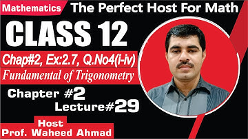 2nd year Math, ch#2, Exercise 2.7 Q No 4|| Fsc math part 2