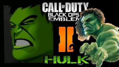 Black Ops 2 - Hulk ( Avengers ) - Emblem Tutorial Screetch2009