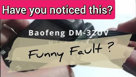 Baofeng BM-32UV Problem