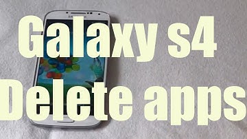 how to uninstall or delete an app on your Galaxy s4