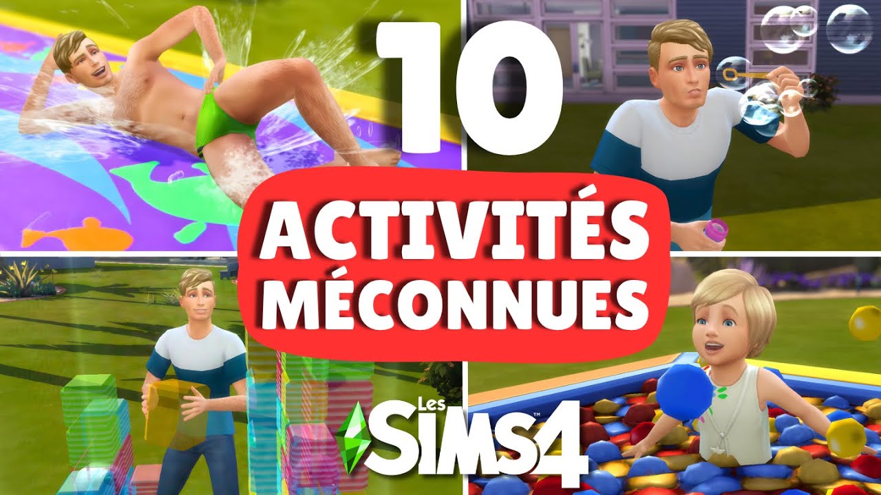 10 ACTIVITÉS que VOUS AVEZ MANQUÉES dans les Sims 4 (vous devriez essayer)
