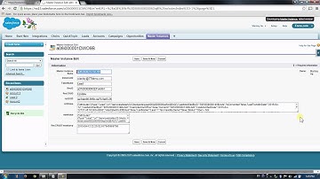 "Saleforce Master Instance" ("Salesforce Master APEX Trigger")