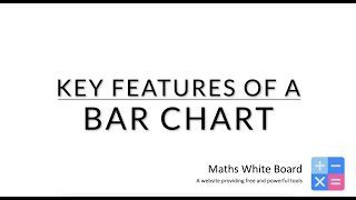 Key features of a bar chart (3⭐️)