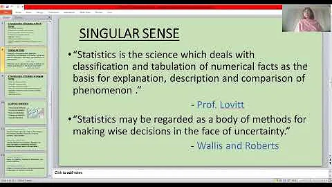 Introduction to Statistics [Module - 1]