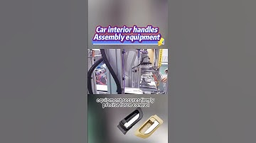 Automobile interior handle assembly equipment #machine #factoryproducts #customautomation #factory