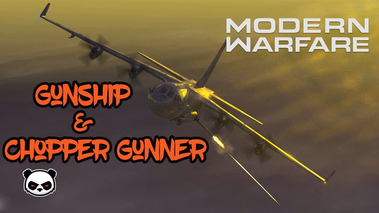 Modern Warfare Gunship AC130 and Chopper Gunner Gameplay YouTube