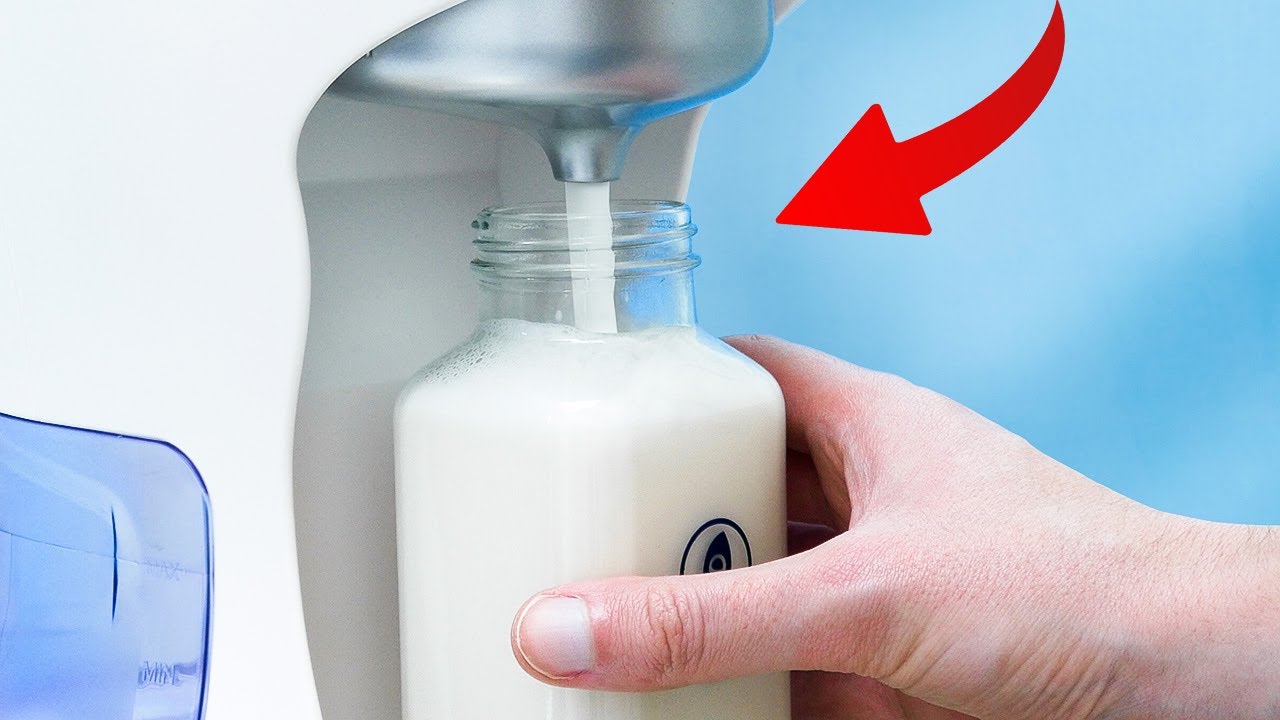 Je teste une machine à lait végétal 
