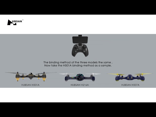 高度保持モード リアルタイム・ビデオレビュー 6軸ジャイロ搭載 HUBSAN The method of binding the controller HT 009 to the drone
