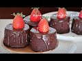 [Sub] Dark Chocolate Mini cake 그냥 그런 초코케이크가 아닌, 고급스러운 홈파티용 미니초코케이크!