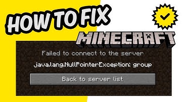 How To Fix Minecraft java.lang.NullPointerException Issue Guide [Easy Step-by-step]