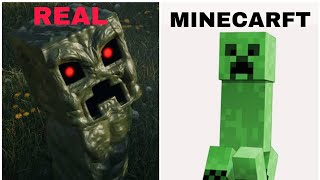 Minecraft MOBS IN REAL LIFE