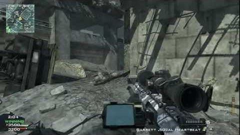 Modern Warfare 3 (MW3) - Triple Sniper Kill - Barrett .50cal