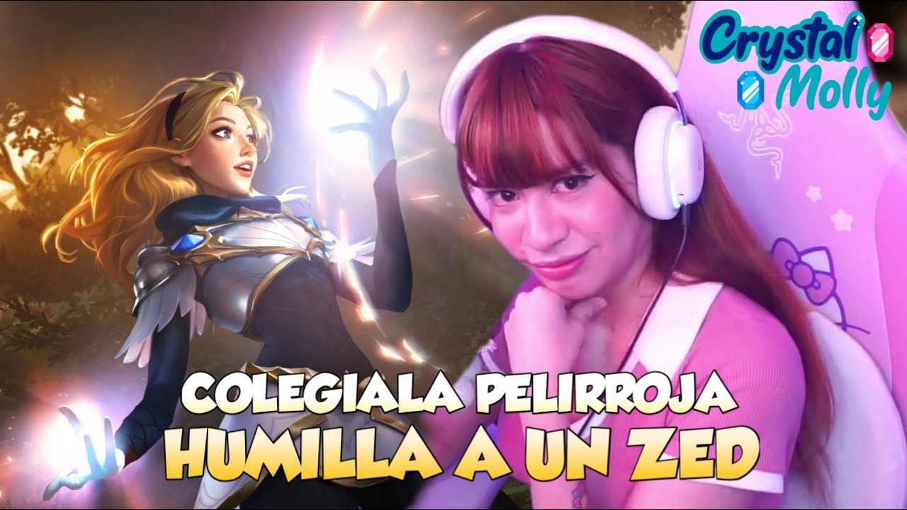 Colegiala pelirroja humilla a un zed 🤭: League Of Legends 💖