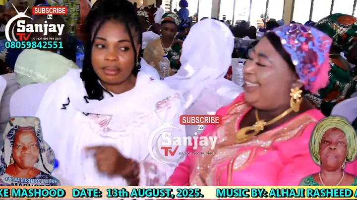 8 DAYS FIDAU PRAYER OF ALHAJA MISITURA AJOKE MASHOOD 71 YEARS MUSIC BY ALHAJI RASHEED AYINDE MERENGE