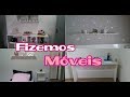 COMO FIZEMOS NOSSOS MÓVEIS COM GUARDA-ROUPA VELHO + DECORAÇÃO