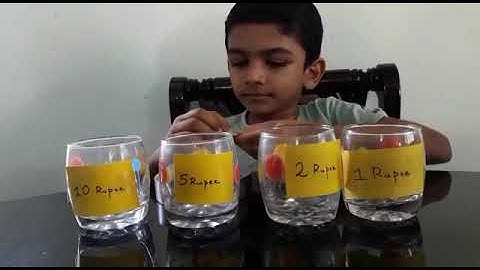 Sorting Coins : Kindergarten Activity